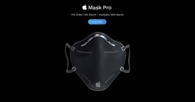 La mascarilla anti coronavirus de Apple y otros productos alucinantes para sacar dinero