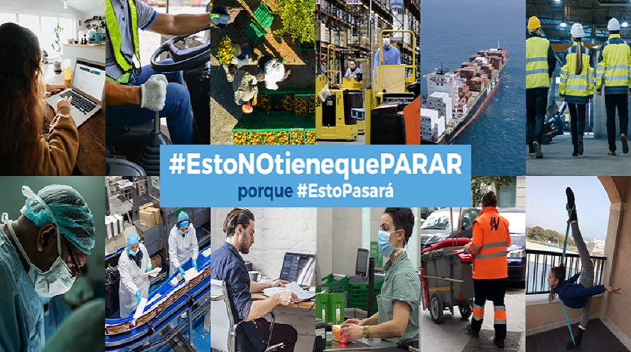La sociedad civil impulsa #EstoNOtienequePARAR, una iniciativa espontánea que reconoce y apoya a los que hacen que la economía no pare
