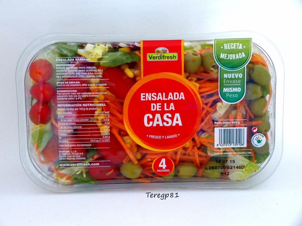 Mercadona - ensaladas 