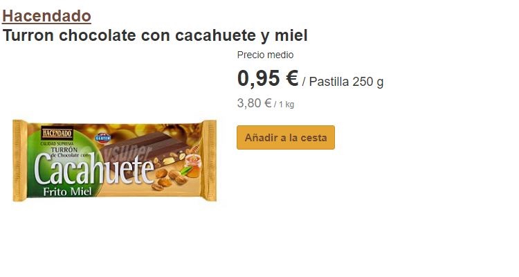 Mercadona turrón Merca2.es