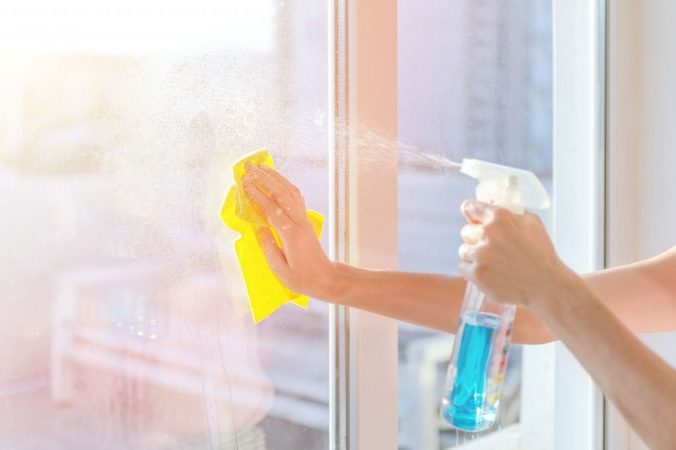 limpiar ventanas calorias