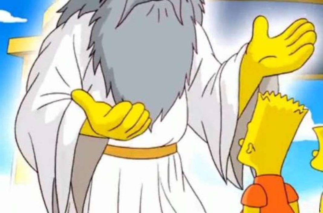 los simpsons dios