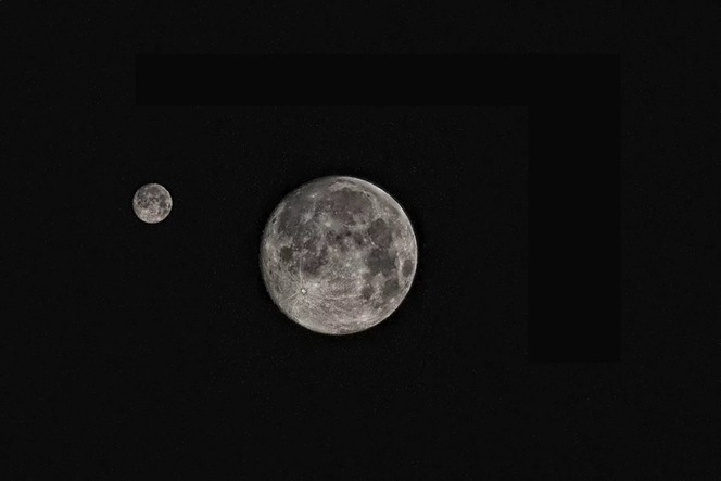 miniLuna y Luna de la Tierra