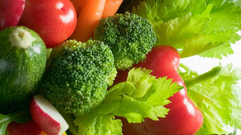 verduras frescas alimentos sanos