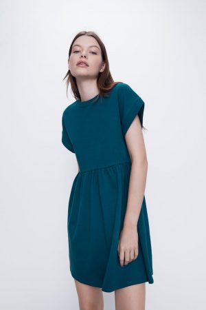 vestido frunces