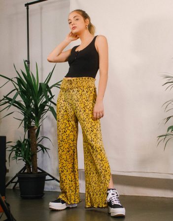pantalon plisado