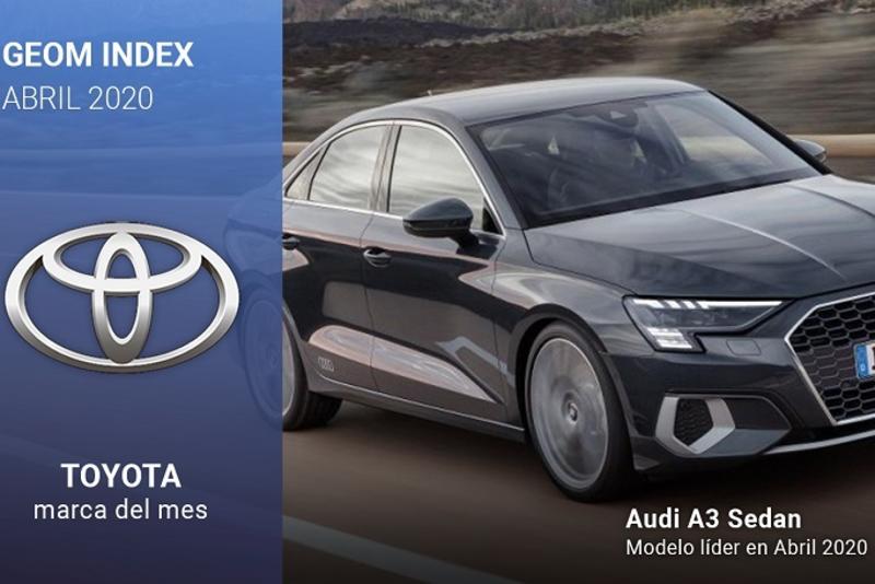 Toyota y el Audi A3 Sedan, la marca y el modelo más valorados por los españoles en abril