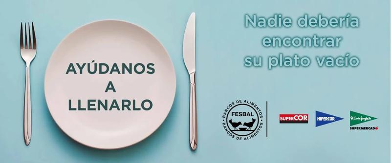 El Corte Inglés organiza la primera ‘Operación Kilo virtual’ en favor de los más afectados por la pandemia