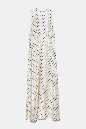 Vestidos largos de Pull &Bear, Mango y Zara para citas elegantes 7 Merca2.es vestido lunares zara