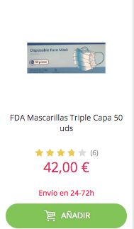 mascarillas promofarma