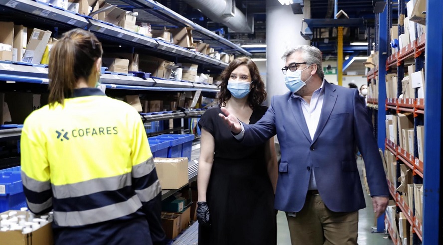 Díaz Ayuso resalta la “valentía” de los farmacéuticos durante el COVID-19