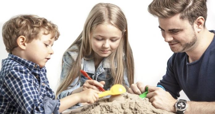 Como crear arena mágica hijos jueguen