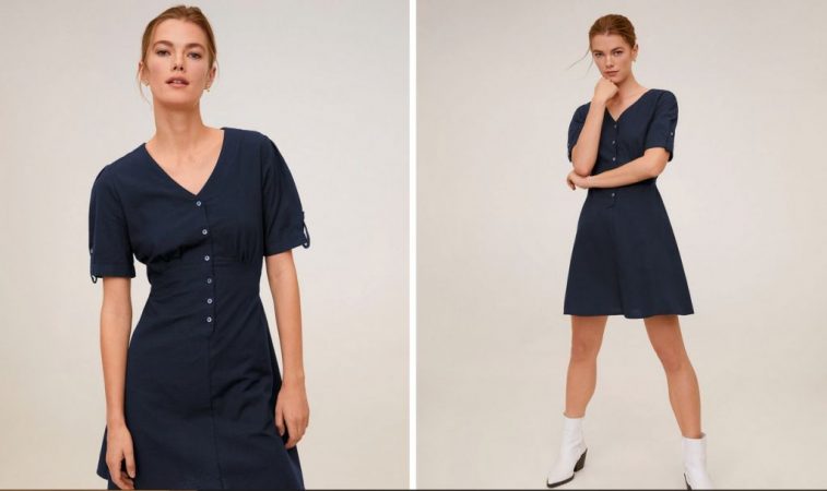 Vestido botones