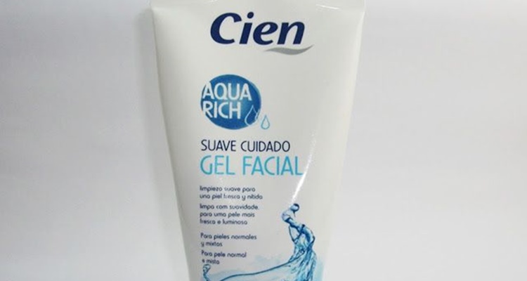 Gel Aqua Rich facial Cien, Deliplus