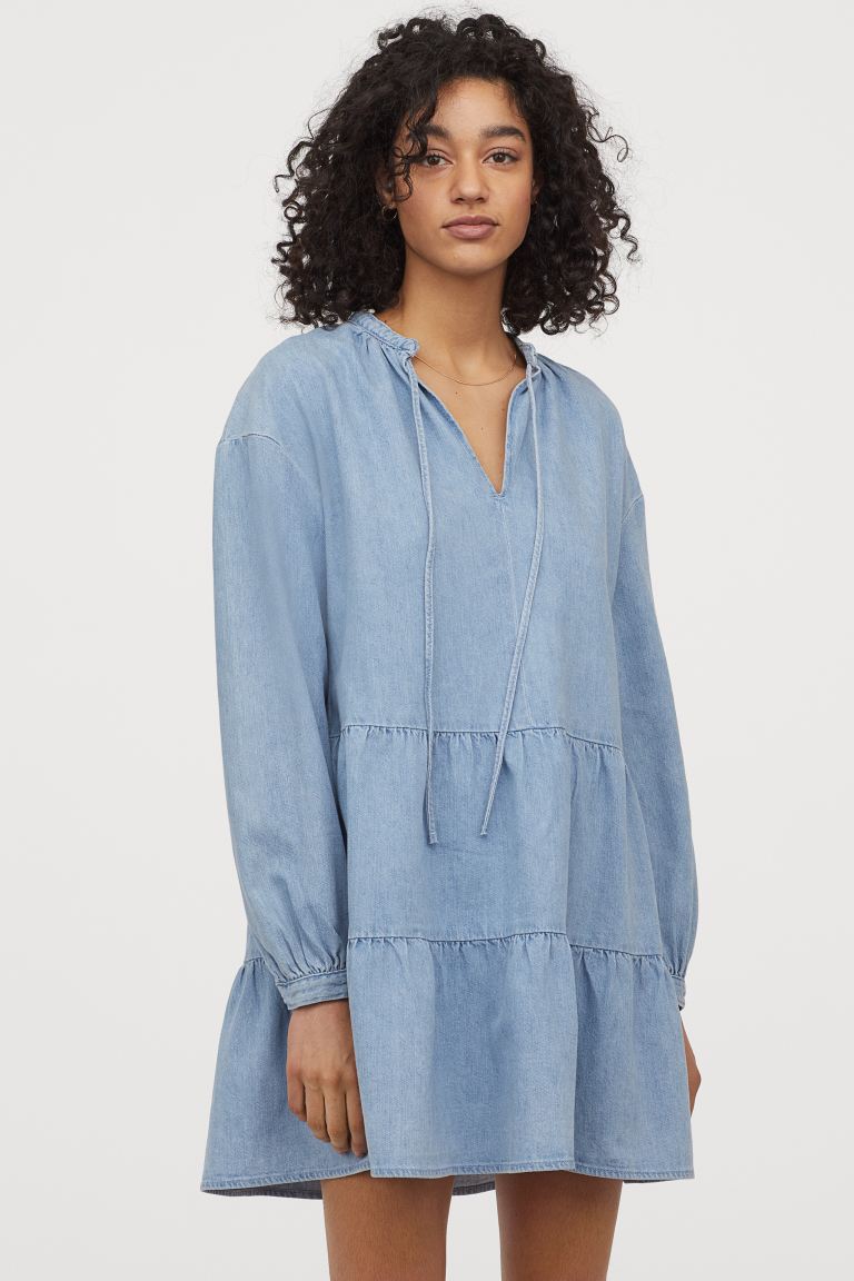 vestido denim