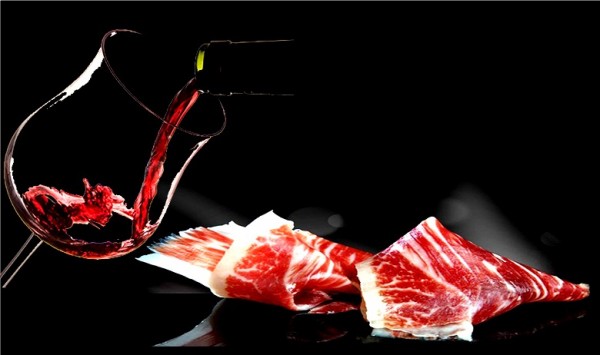 dieta de jamón y vino