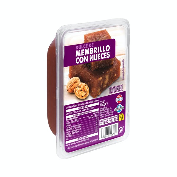 Membrillo con nueces