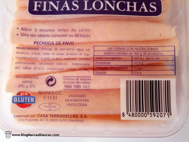 Soja sin gluten mercadona