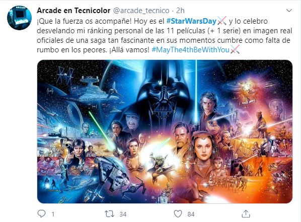 tweet 2 starwars day Merca2.es
