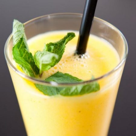 zumo de naranja con leche