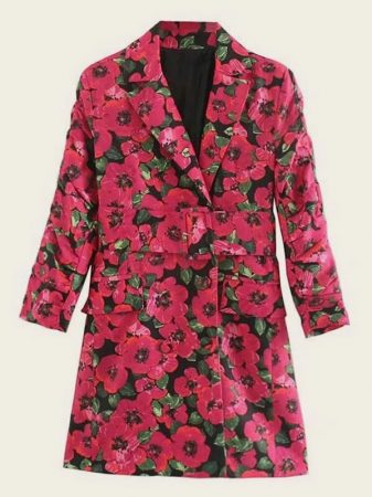 vestido blazer zara shein