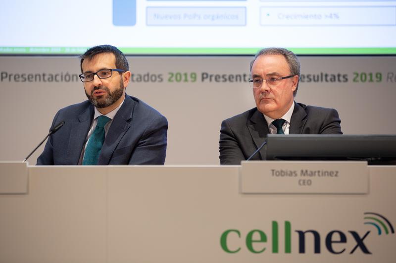 Cellnex reparte dividendo de 0,03 euros por acción el próximo 29 de junio