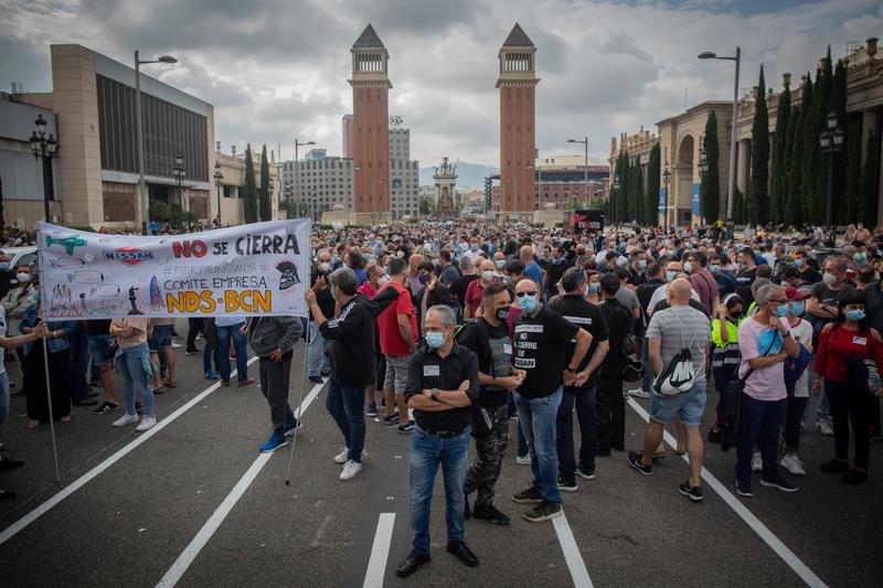 Barcelona, Montcada i Reixac y Sant Andreu de la Barca apoyan a los trabajadores de Nissan