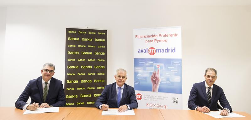 Bankia y Avalmadrid firman una línea de 50 millones para avalar a pymes y autónomos