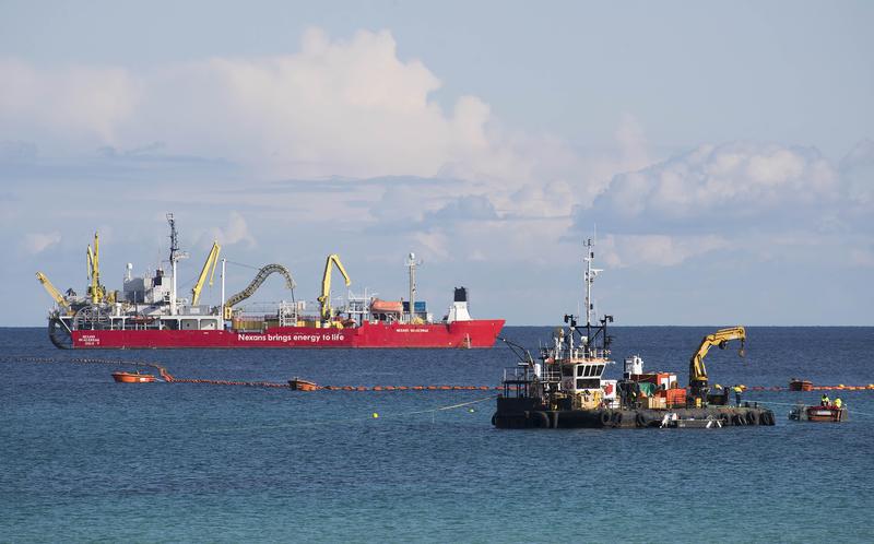 Red Eléctrica conecta Mallorca y Menorca con un nuevo cable submarino