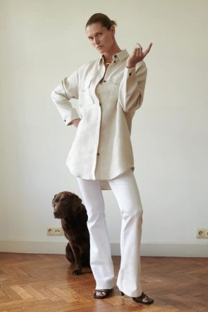 sobrecamisa lino