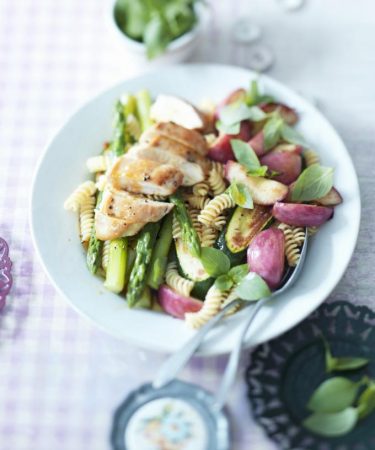 ensalada pasta de pollo recetas