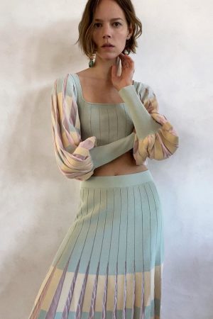 falda plisada