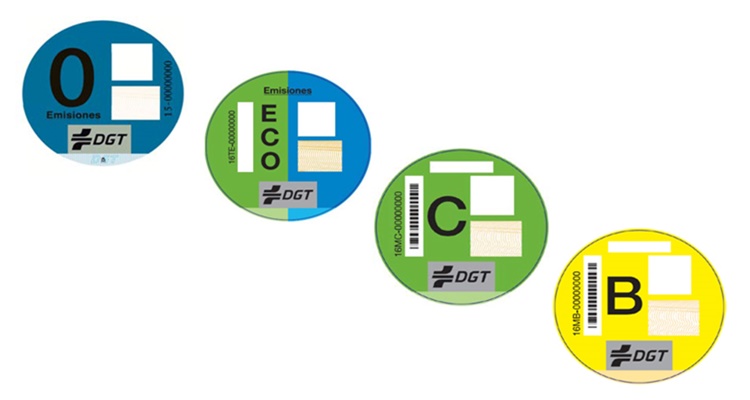 Etiquetas ambientales DGT