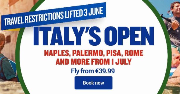 "España está abierta": la 'polémica' campaña de Ryanair para este julio 2 Merca2.es Italys open Merca2.es