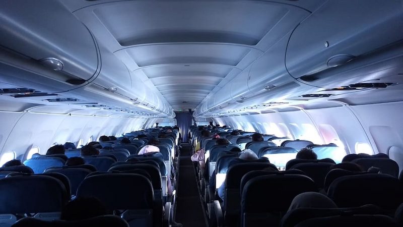 Avión, pasajeros