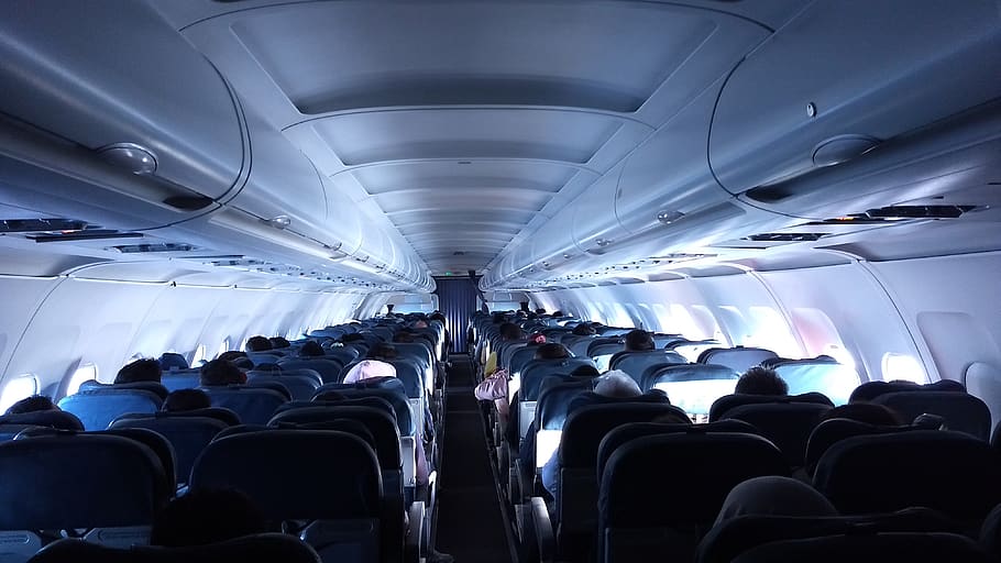 Avión, pasajeros