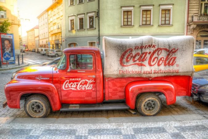 camión de Coca-Cola