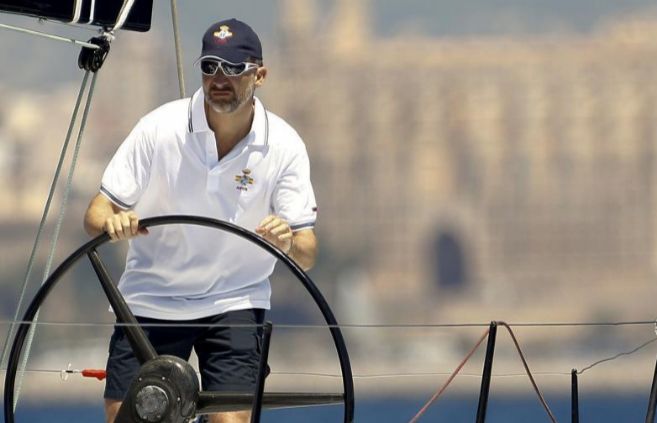 Felipe VI en la competición de vela, Letizia Ortiz