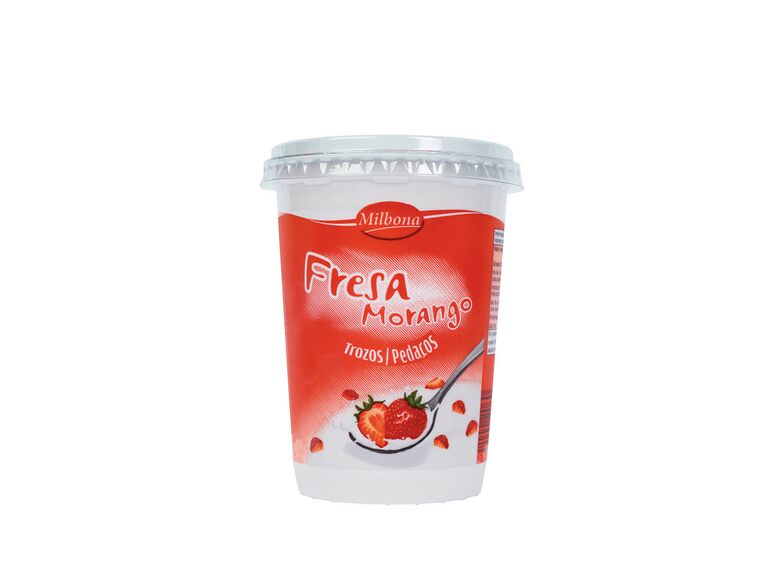 yogures milbona con frutas - ofertas sábado
