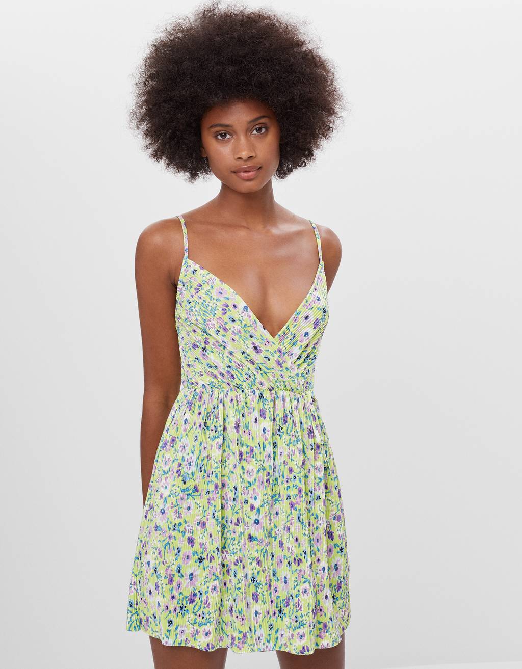 vestido estampado floral
