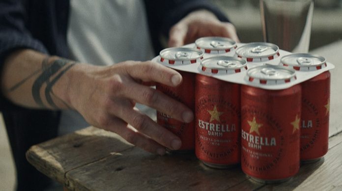 Estrella Damm sin anillas de plástico