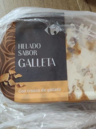 Helado de galleta de Carrefour