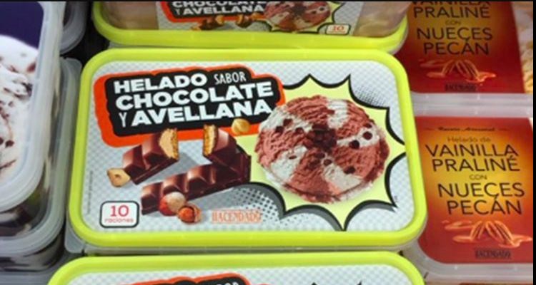 helado de chocolate y avellana Mercadona