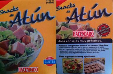 snacks de atún