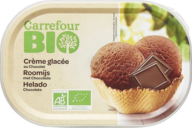 Carrefour, Helados de chocolate