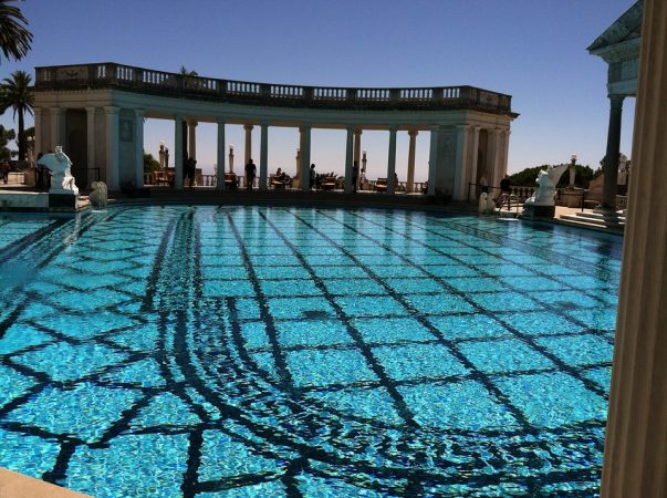 piscinas Castillo Hearst