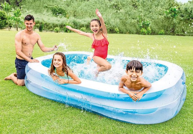 Las mejores piscinas hinchables del verano a precios de locura 4 Merca2.es piscinas-hinclables-cuadrada