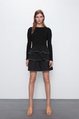 Vestido de Zara combinado