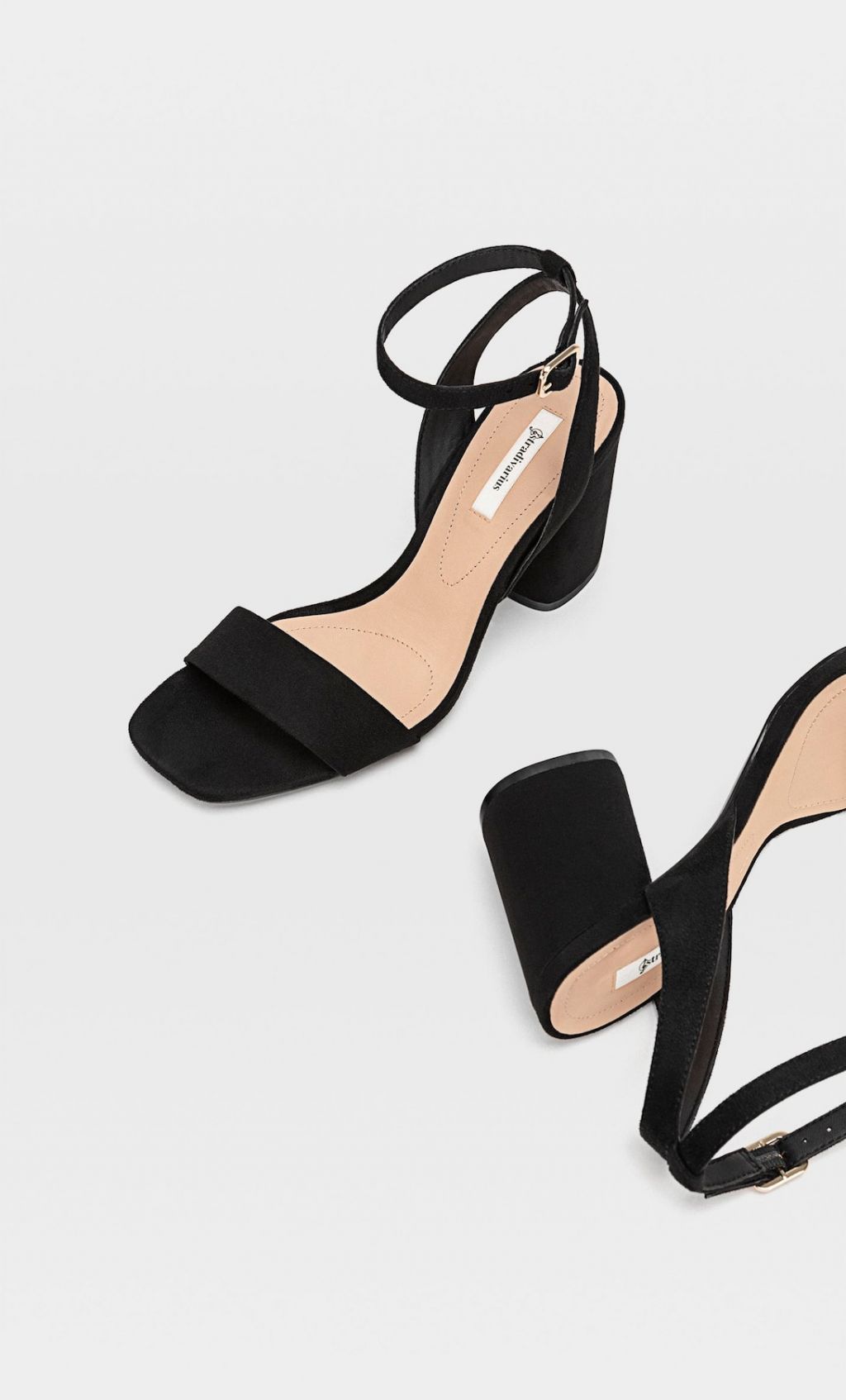 sandalias tacon pulsera stradivarius