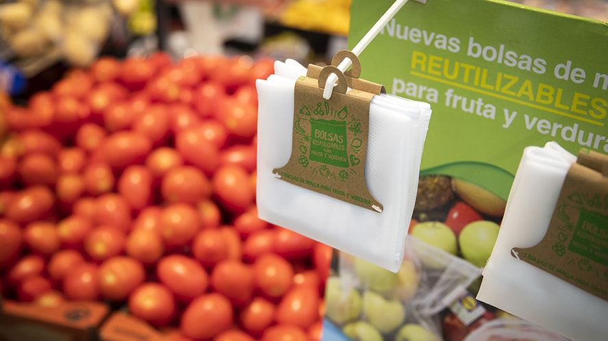Lidl aviva la guerra de la bolsa de malla de fruta